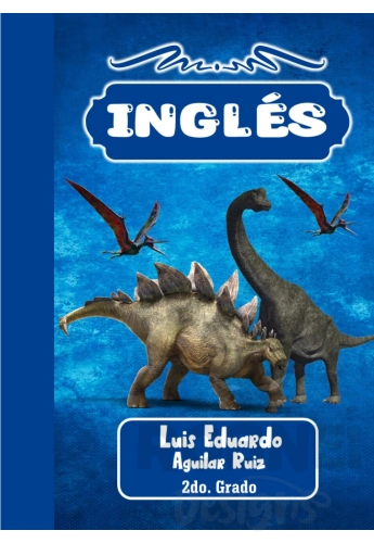 Dinosaurios Azul Portada 2